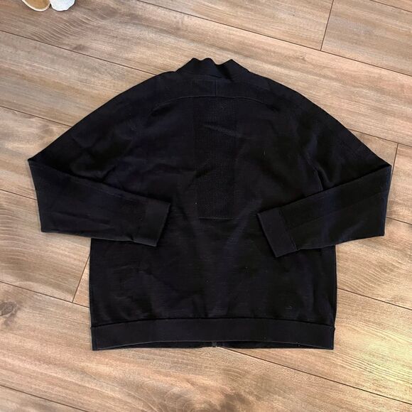 Nike Tech Black Athletic Workout Jacket Women Large - Picture 4 of 4
